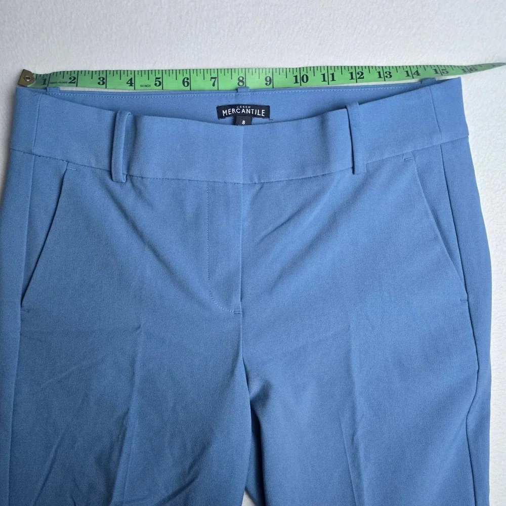 J. Crew Mercantile -1326 NWT Womens Blue Slim Ankle Pants‎ J5292 Size 8